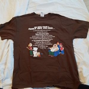 Brown Family Guy you're a fan when t-shirt